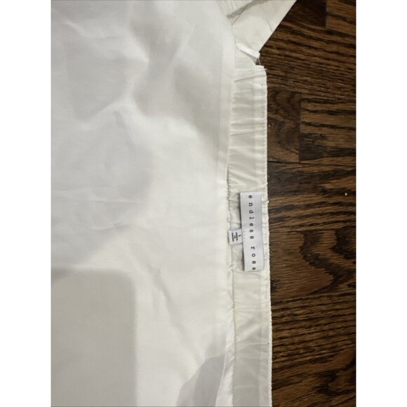 Endless Rose Blouse Womens Medium Tiered Ruffled Sleeve Off the Shoulder‎ White - Picture 2 of 10